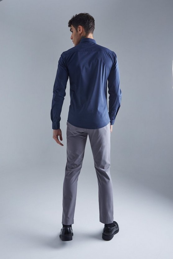 Langärmliges Slim-Fit Hemd