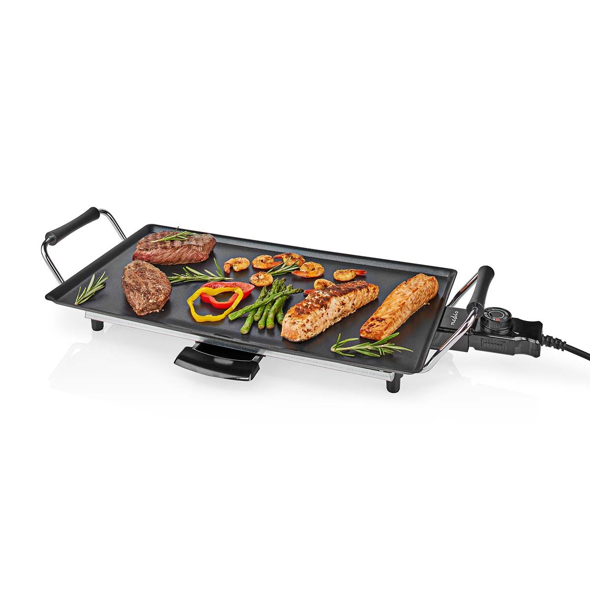 Nedis FCTE110EBK50 Teppanyaki-Tischgrill