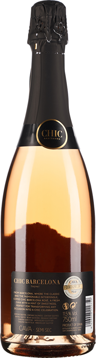 Chic Barcelona Cava Demi Sec Rosé