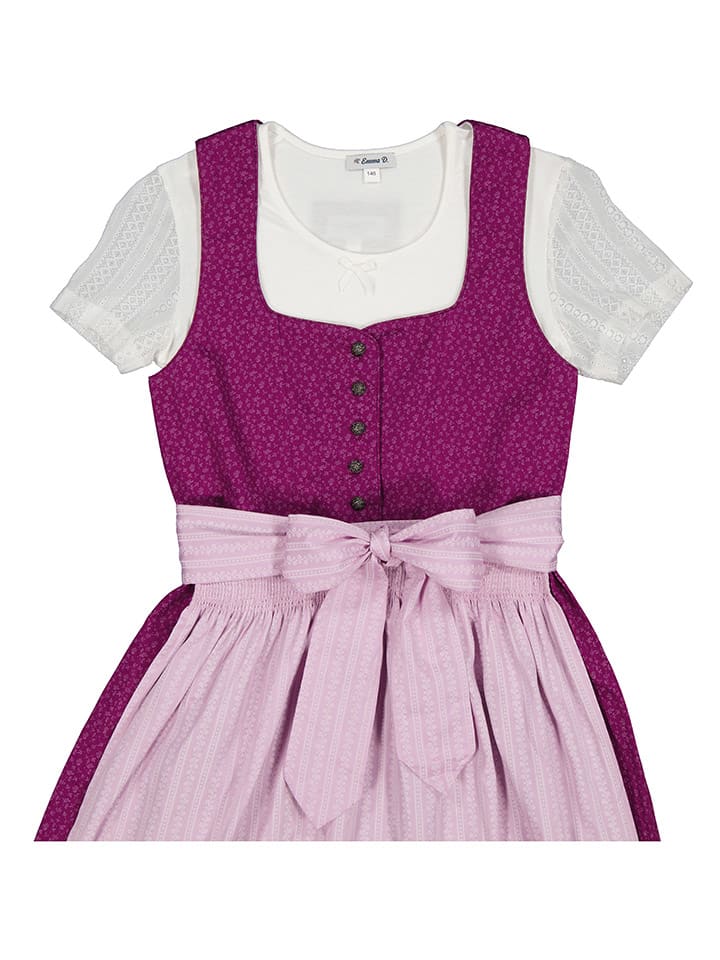 Turi Landhaus Dirndl in Lila günstig kaufen