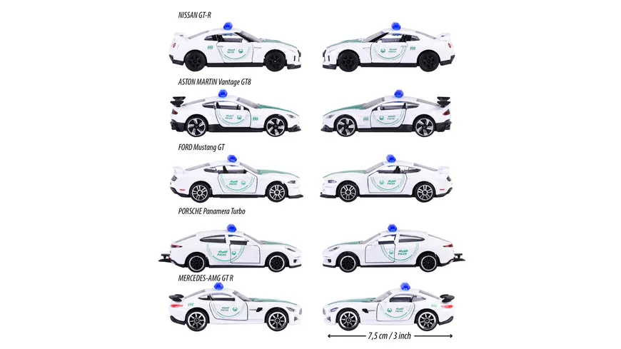 Majorette - Dubai Police 5 Pieces Giftpack - V1