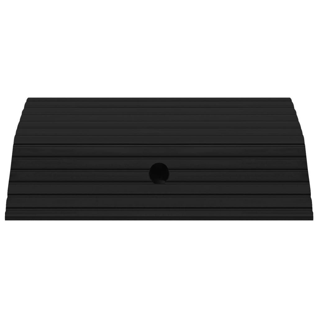 vidaXL Verkehrsschild Brückenschwellenrampen 3 Stk. 49x40x8 cm Gummi, (3 St)
