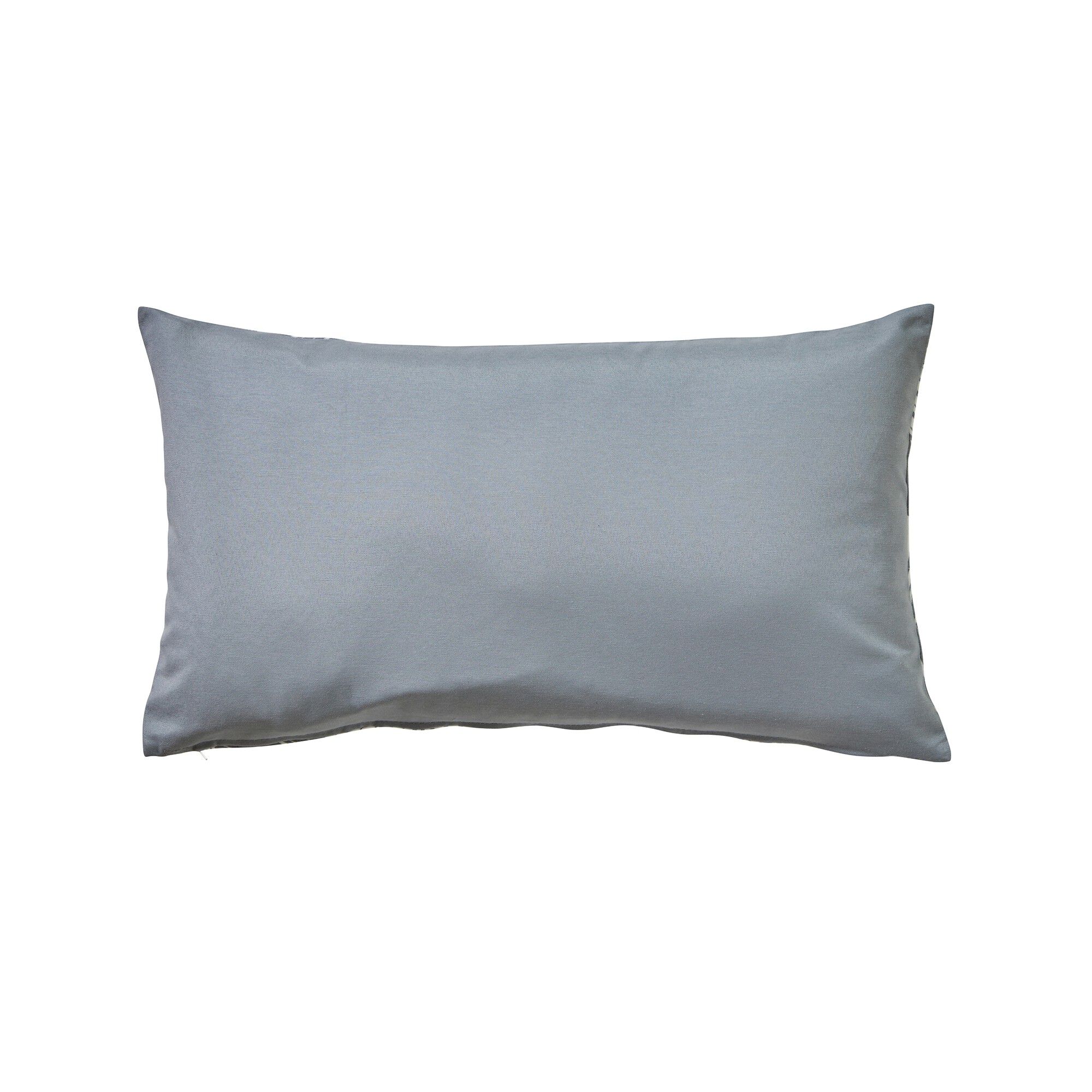 Housse de coussin carrée imprimé feuillage