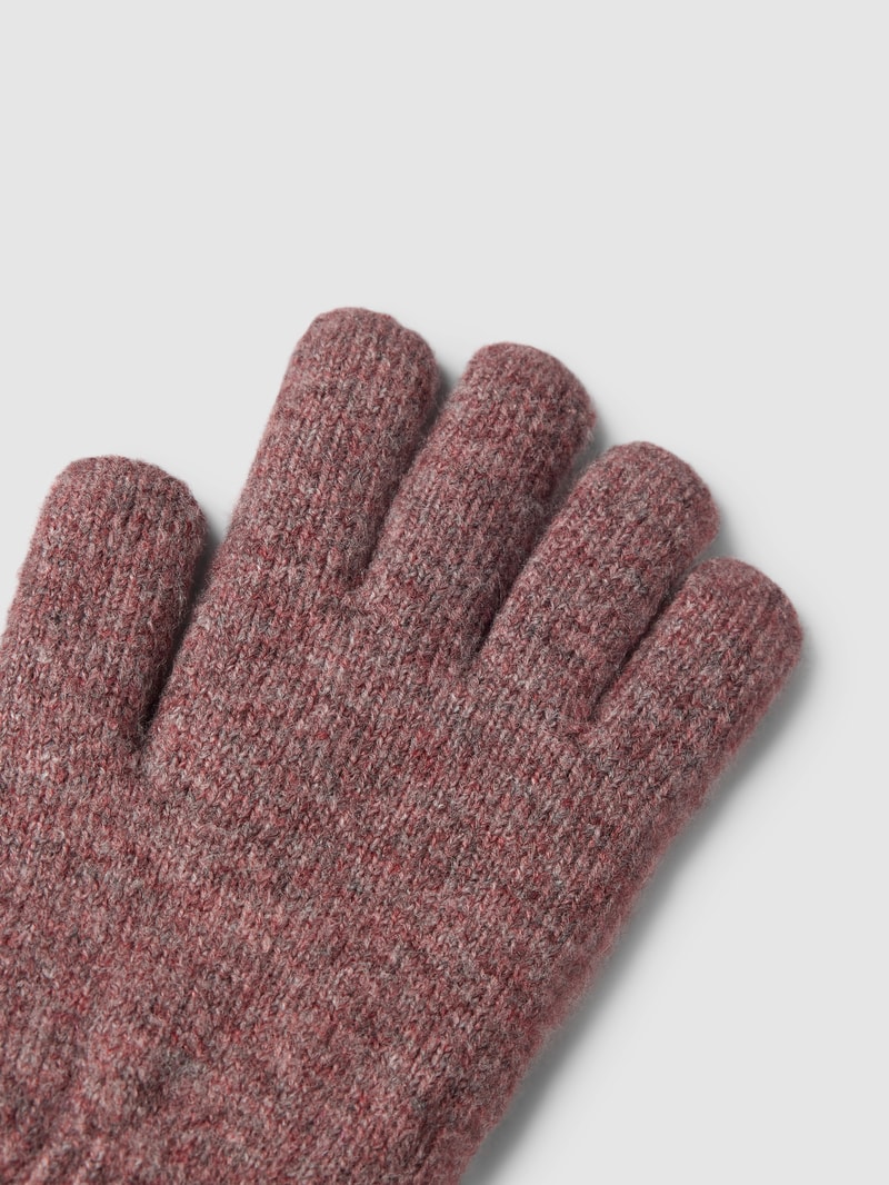 Handschuhe mit Label-Detail Modell 'Witzia' in mauve