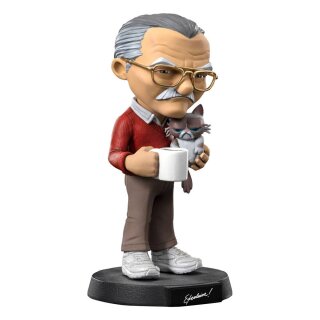 Stan Lee Mini Co. PVC Figur Stan Lee with Grumpy Cat 14 cm