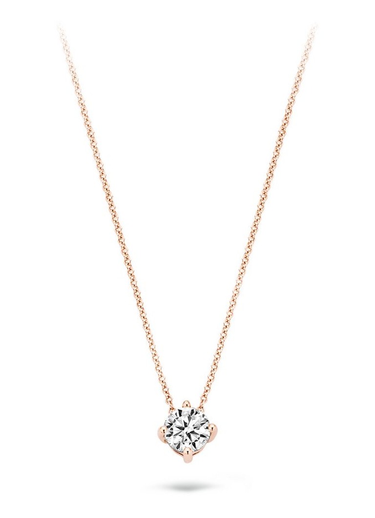 Collana Blush in oro rosa 14 carati con zirconi cubici 3057RZI