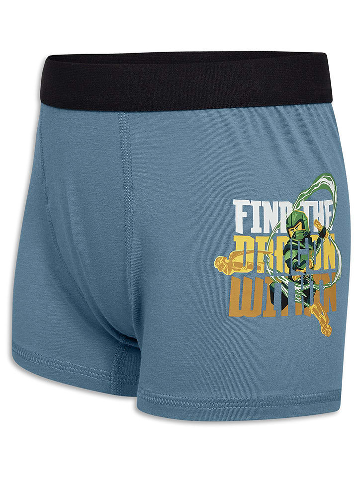 LEGO 3er-Set: Boxershorts in Dunkelblau/ Blau/ Grün günstig kaufen