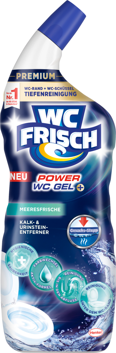 WC-Reiniger Power WC Gel&Meeresfrische, 750 ml