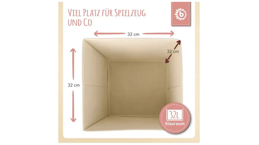 Bieco - Aufbewahrungsbox Reh Ella