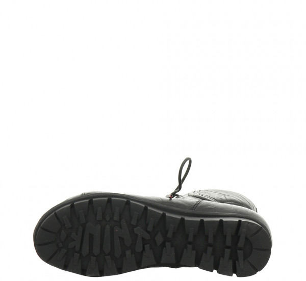MENSCHA Schnürboots - Schwarz
