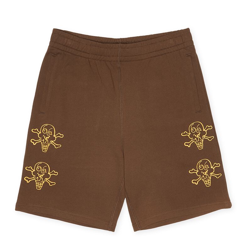 ICECREAM Cones And Bones Sweatshorts brown