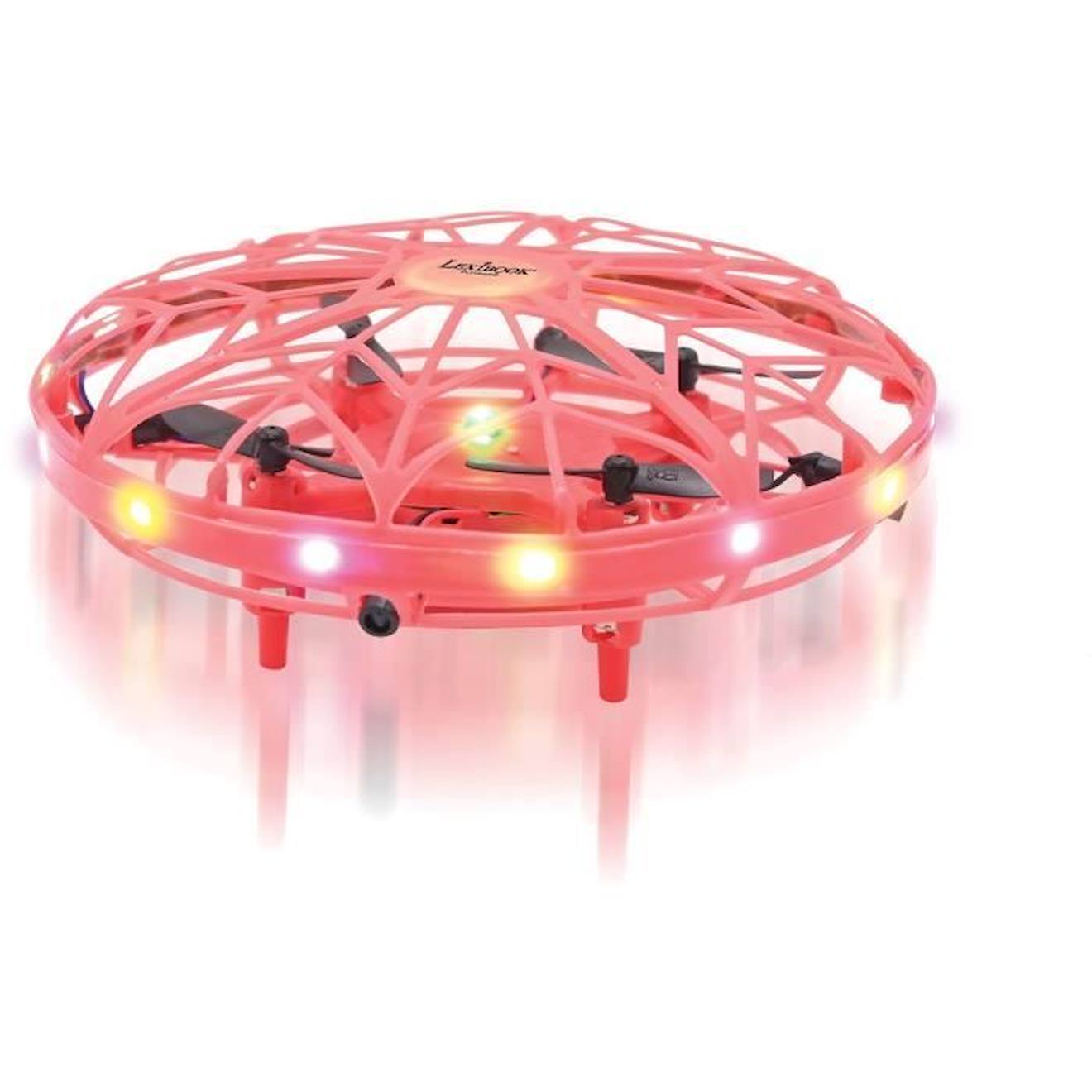 Mini drone volant à induction jusqu’à 5km/h (3 miles) rouge