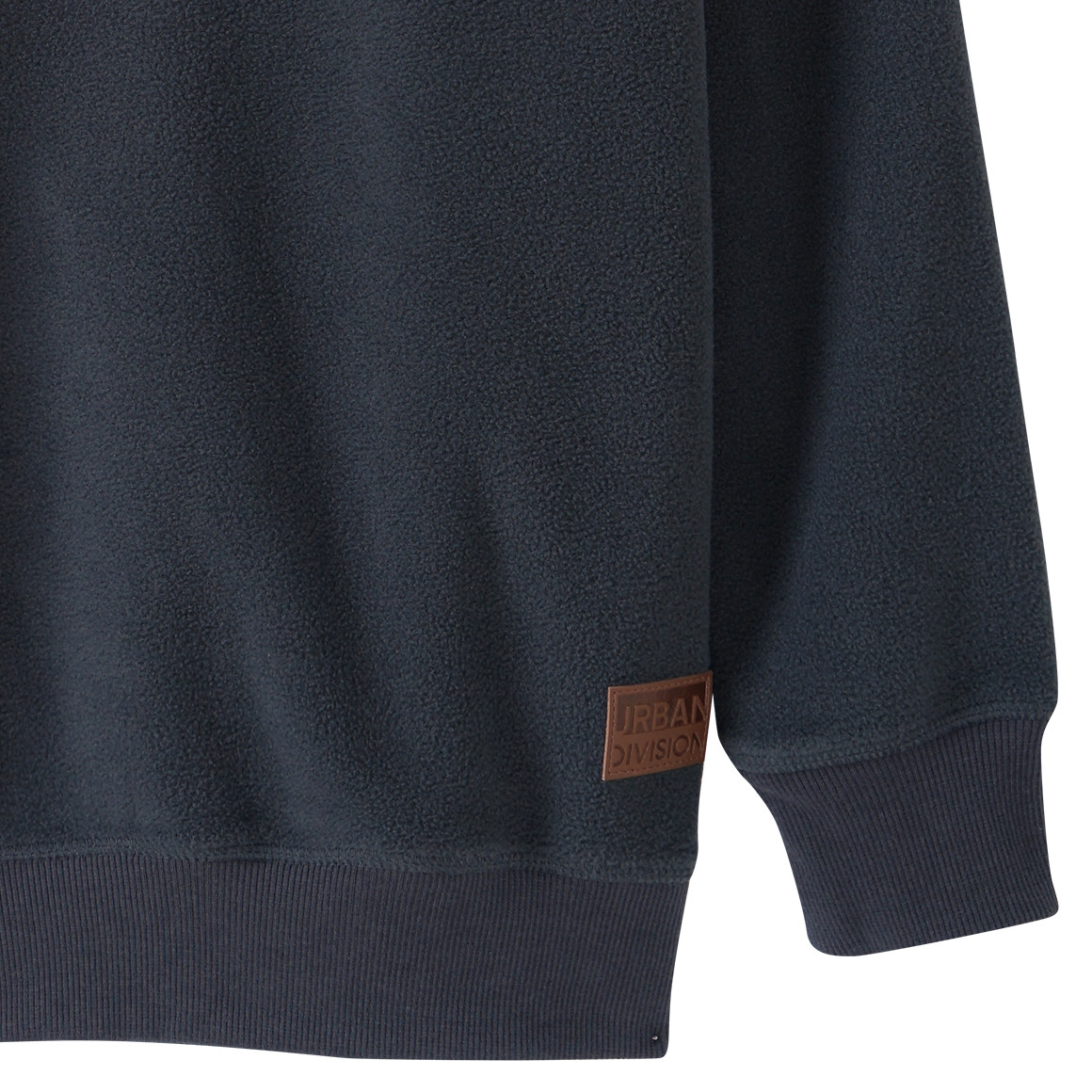 Jungen Fleeceshirt mit Farbteiler