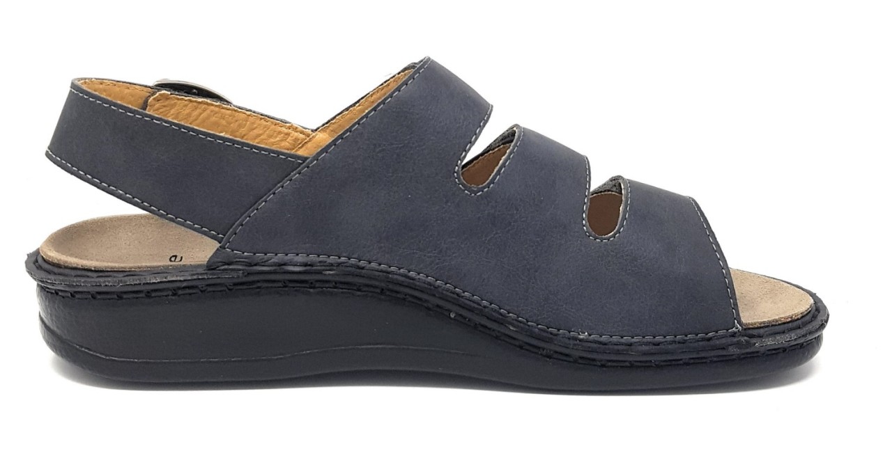 FIDELIO Komfort Sandalen grau