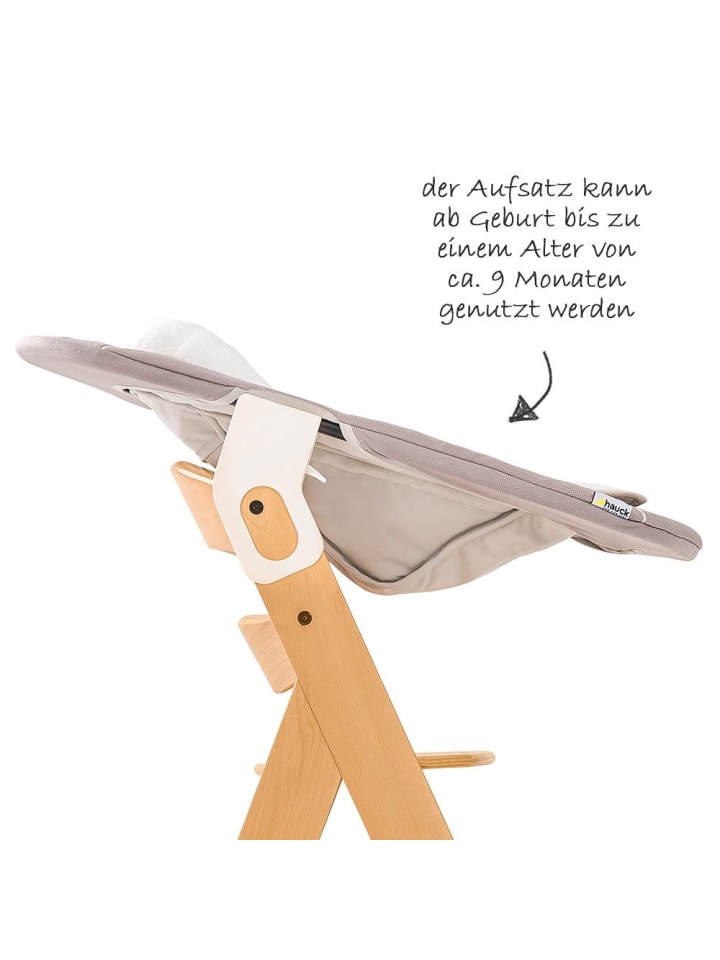 Hauck Alpha Move Natur Newborn Set - 5-tlg. Hochstuhl in beige,grau günstig kaufen onesize