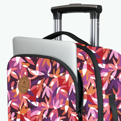 Soft 2-wheel suitcase XS Montreuil burgundy