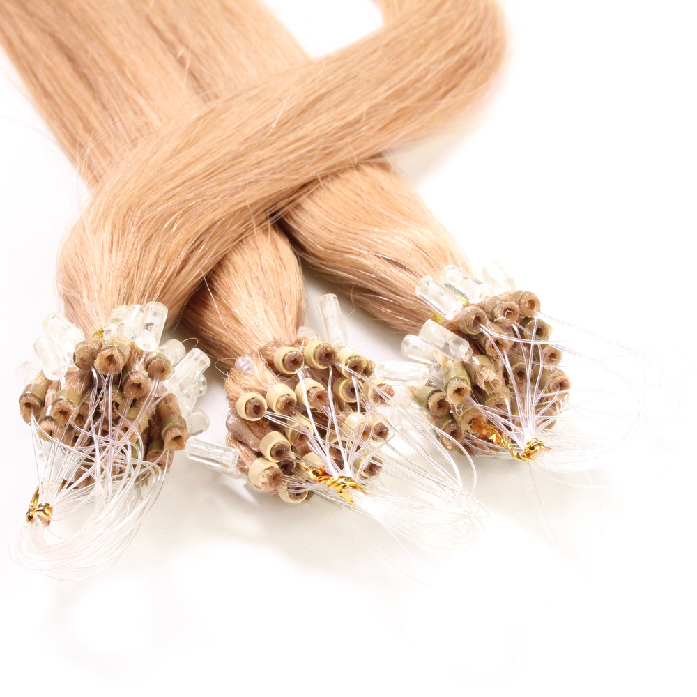 hair2heart Extensions à froid cheveux naturels #27 Blond doré foncé 0.5g extensions