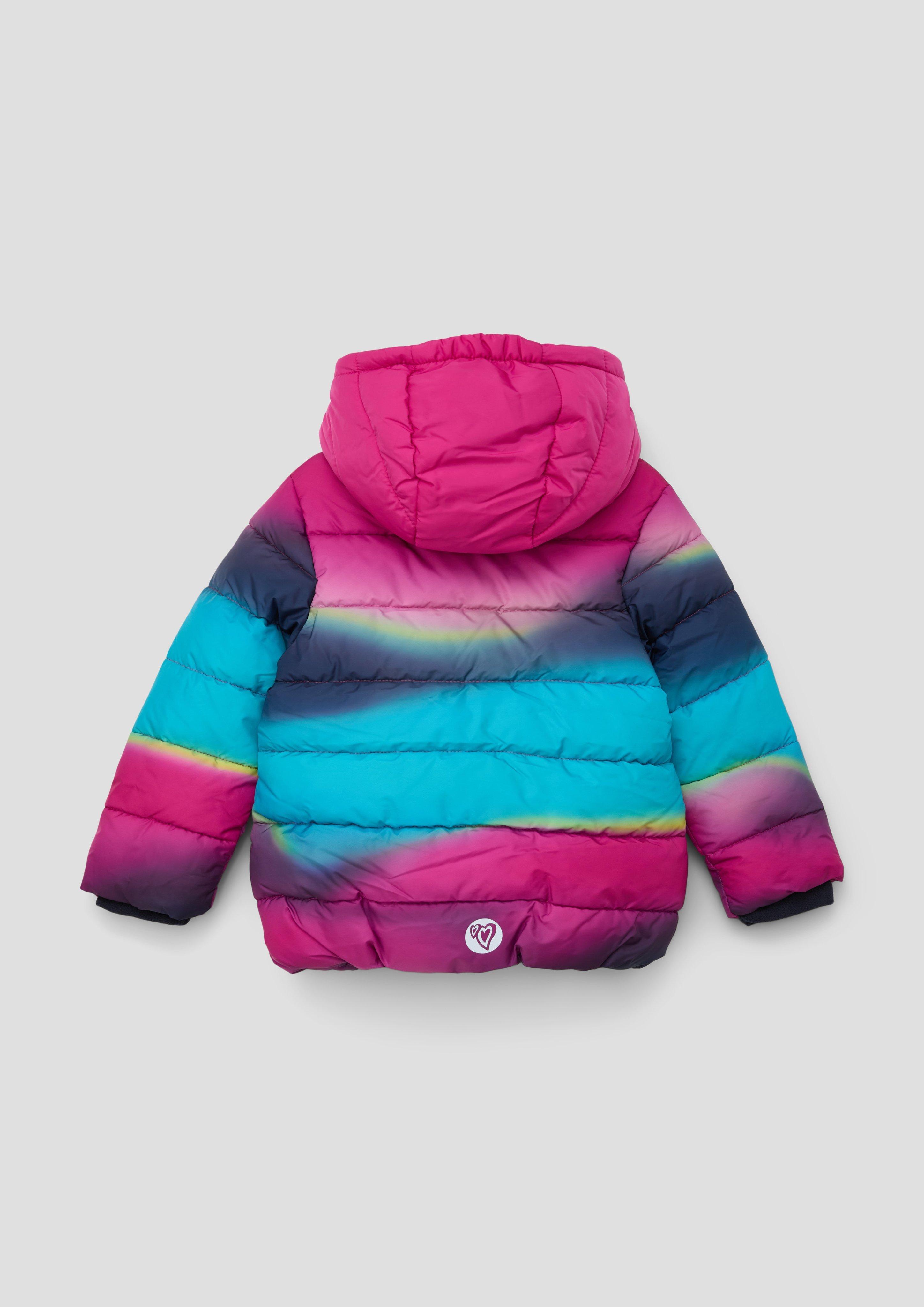 Steppjacke mit reflektierendem Print  2132170-44A2