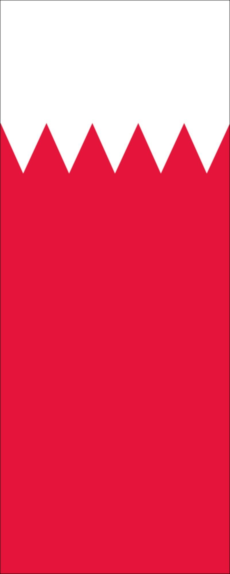flaggenmeer Flagge Flagge Bahrain 110 g/m² Hochformat