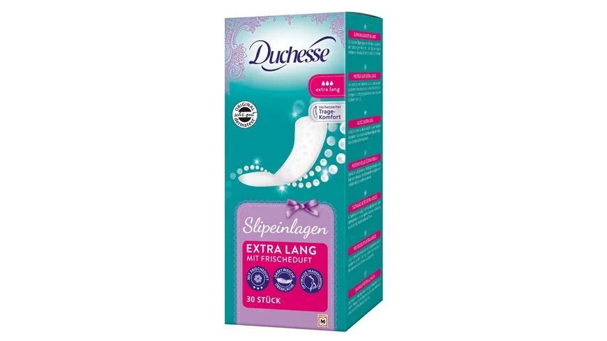 Duchesse Slipeinlagen, Extra Lang mit Duft 30 Stück