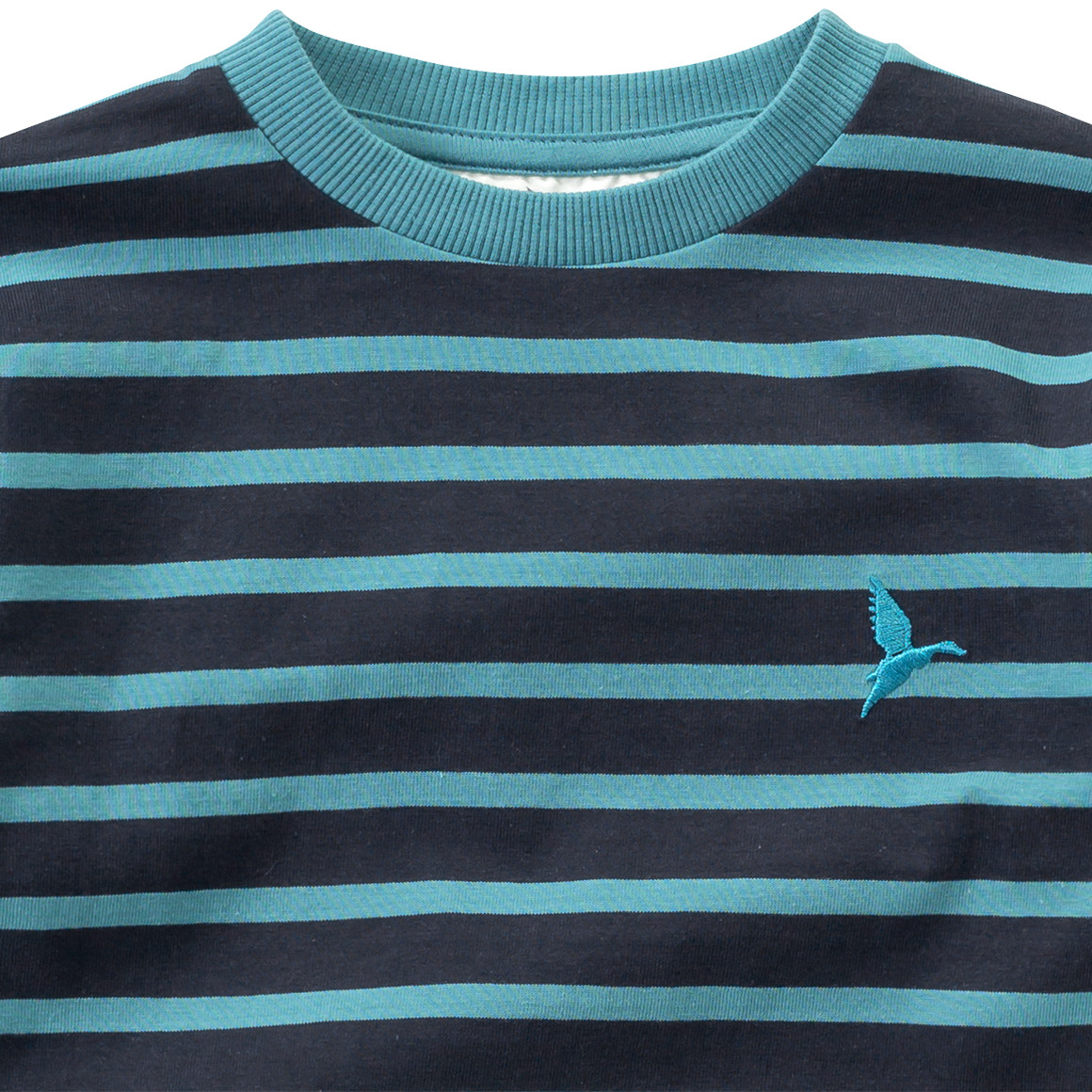Jungen Langarmshirt im Ringel-Look