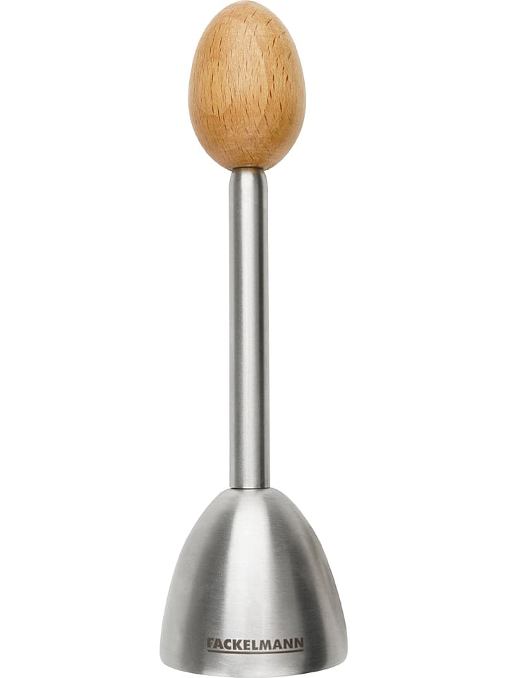 Fackelmann Eiköpfer in Silber/ Natur - (L)14,7 x Ø 4 cm günstig kaufen onesize