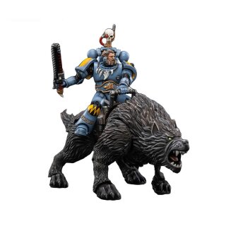 Warhammer 40k Actionfigur 1/18 Space Wolves Thunderwolf Cavalry Frode