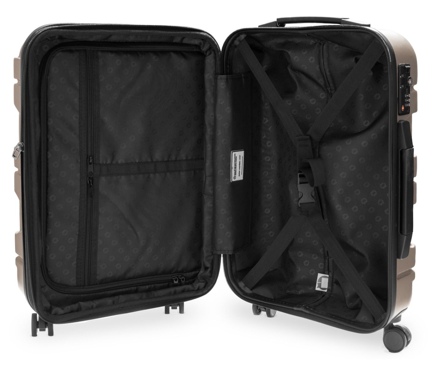 X-Kölln - hand luggage suitcase, hard shell autumn gold, TSA, 55 cm, 42-50 liters