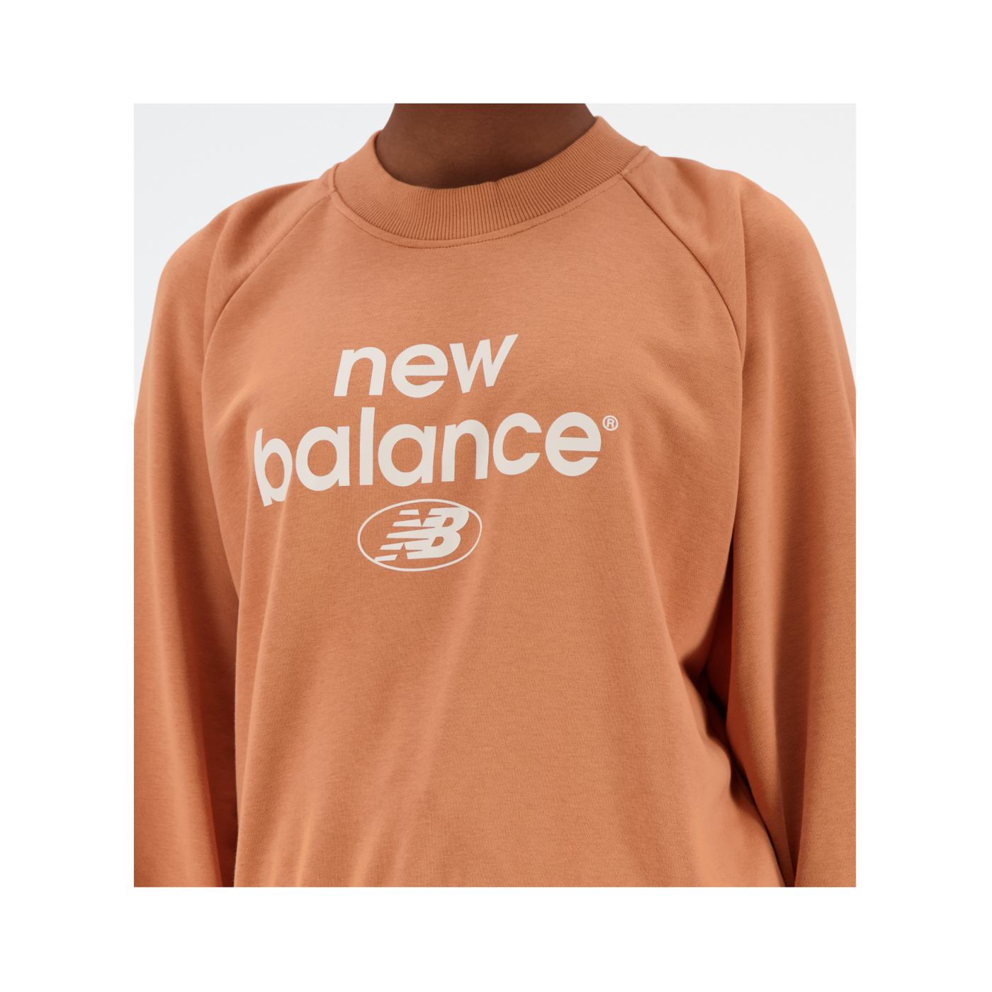 New Balance Essentials Sweatshirt Damen Braun FSEI