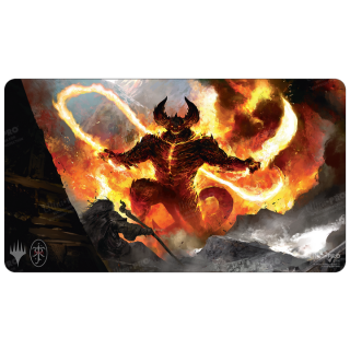 UP - The Lord of the Rings Tales of Middle-earth Playmat 5 - Featuring The Balrog for MTG