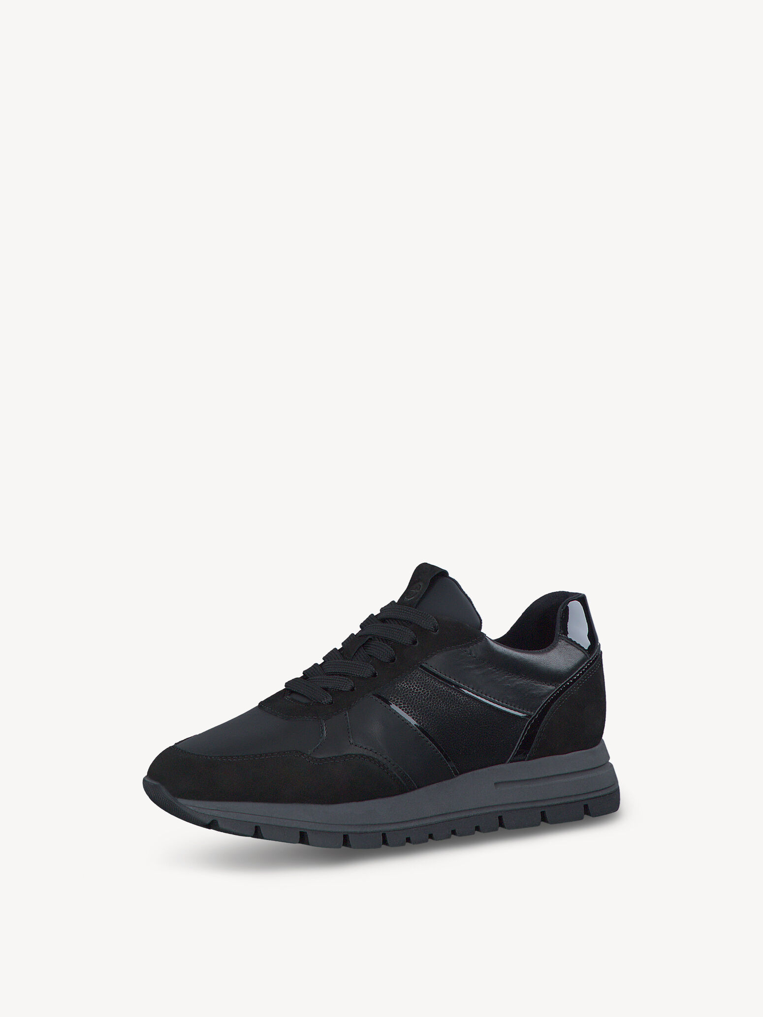 Basket en cuir - noir