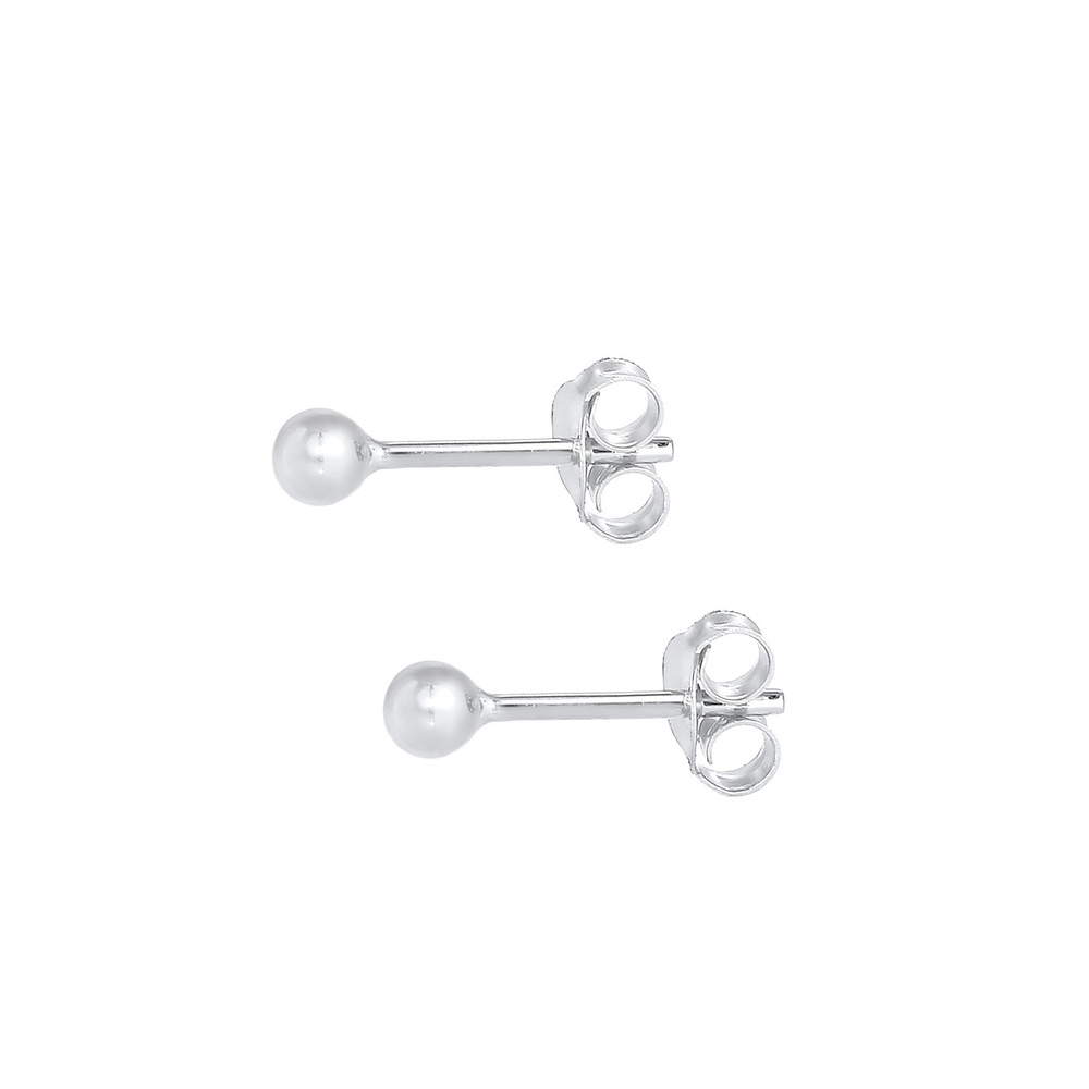 Elli Elli Boucles d'Oreilles Boucles pour dames Basic Minimal en 925/1000 argent massi Boucles d'oreilles