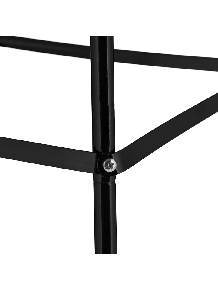 relaxdays Rankhilfe in Schwarz - (H)204 cm günstig kaufen onesize