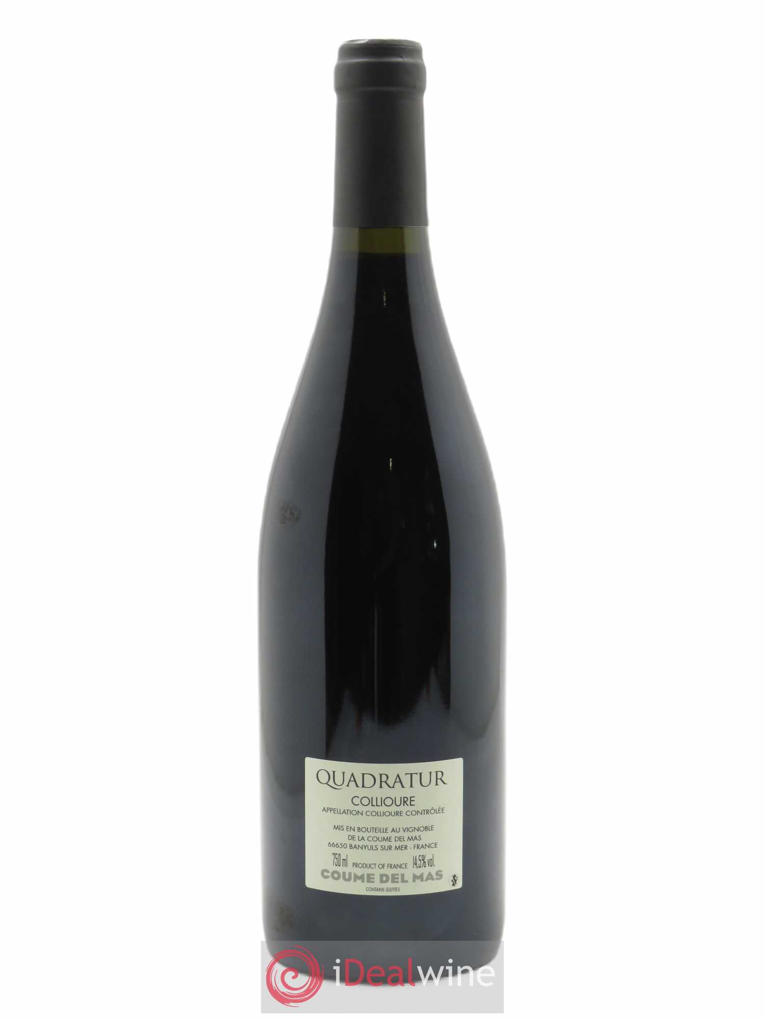 Collioure Coume del Mas Quadratur  2020 - Lot de 1 Bouteille