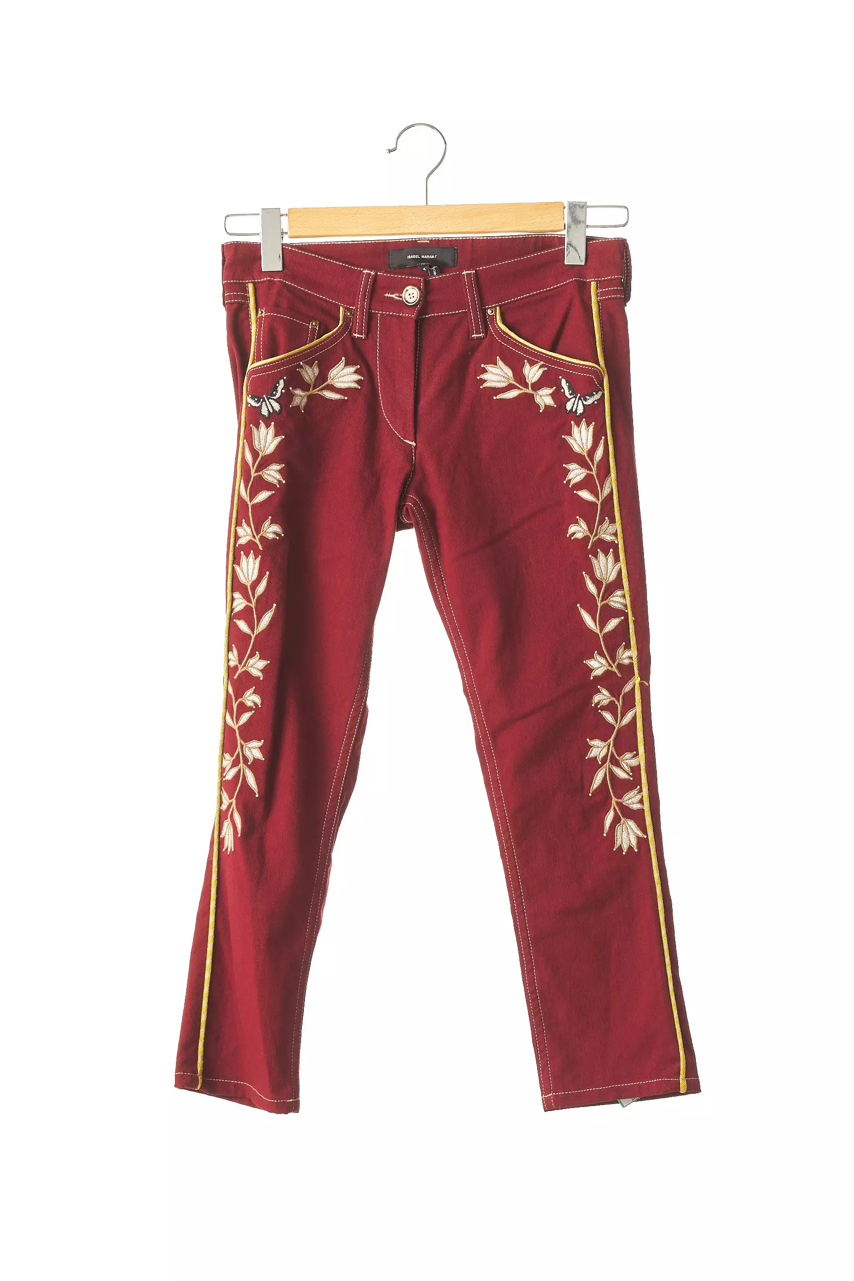 Isabel Marant Pantacourts Femme couleur rouge