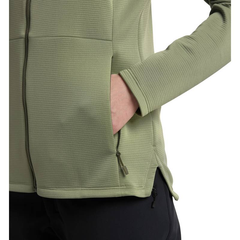 Haglöfs Willow Mid Hood Fleecejacke Damen