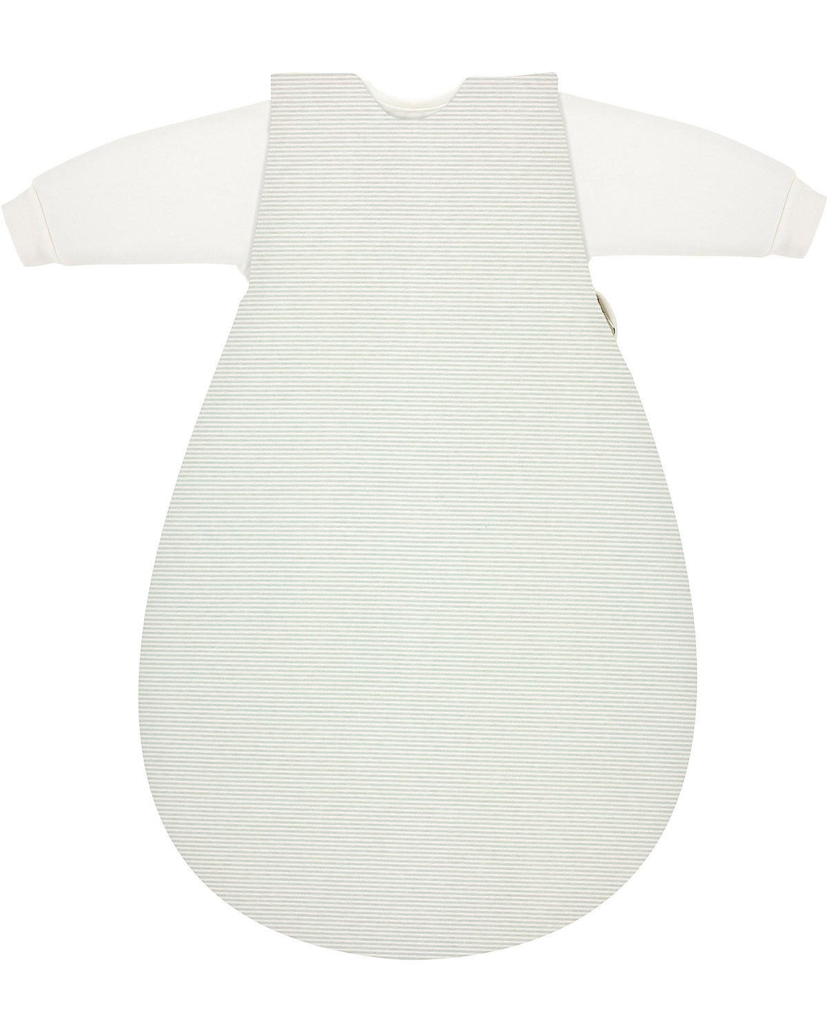 Baby-Mäxchen Schlafsack 3tlg. Bio Baumwolle - TOG 2,5 - Smoky Stripe, 74/80
