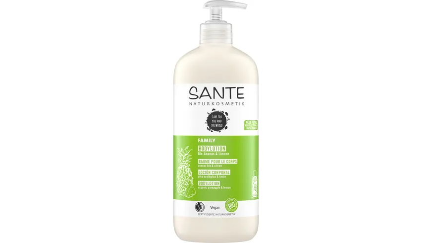 SANTE FAMILY Bodylotion Bio-Ananas & Limone 500 ml
