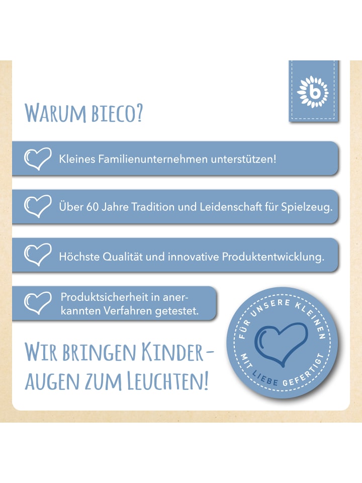 Bieco Spielwaren Beißring mit Silikon Perlen Blau Wal - ab Geburt in Blau günstig kaufen onesize