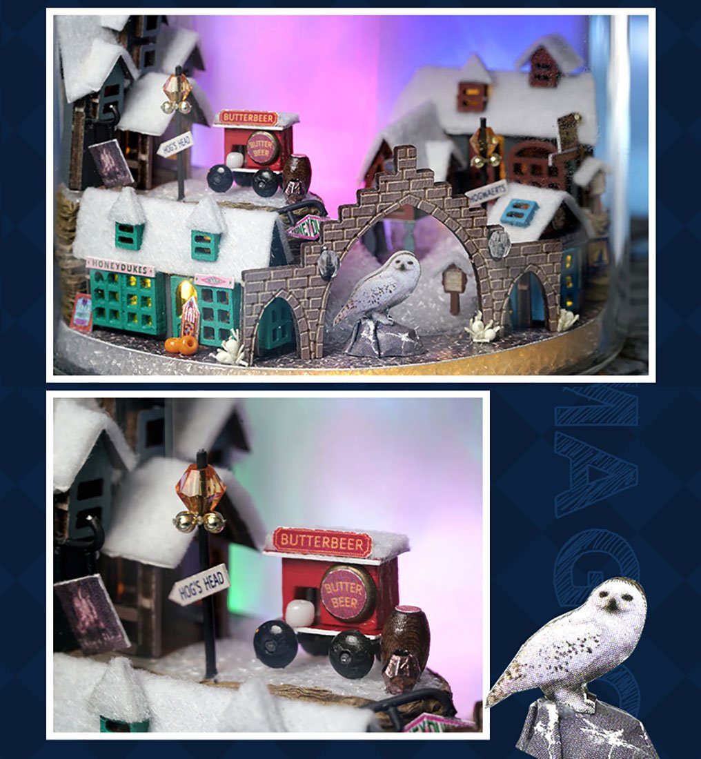 Cute Room 3D-Puzzle Puppenhaus Miniatur DIY hölzernes Zauber Licht, Puzzleteile, DIY Miniatur Modellbausatz zum basteln-Zauberflaschen-Serie