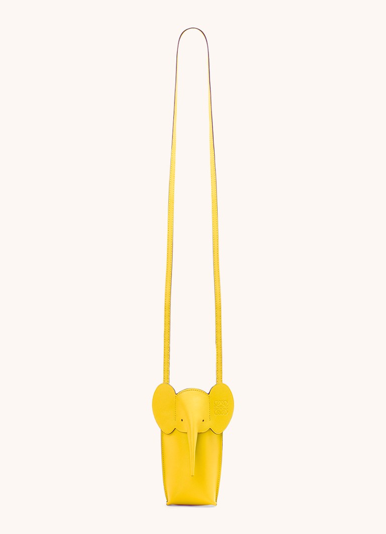Geantă LOEWE Elephant Pocket din piele de vițel