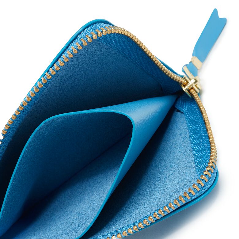 Comme des Garcons Wallet Classic Leather Line blue