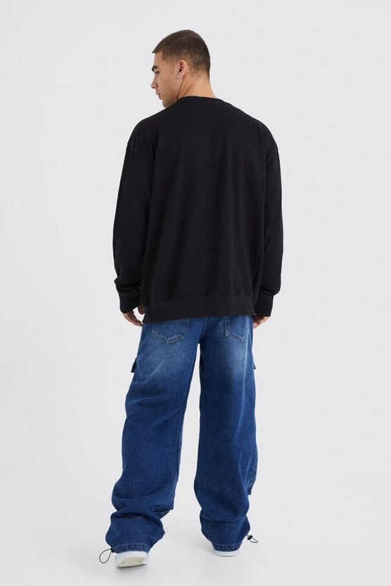 Oversize Sweatshirt mit New York Print
