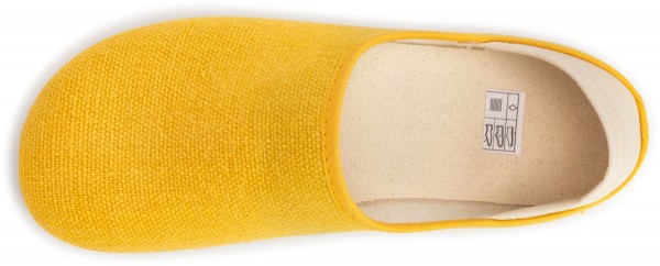 Gottstein ~ Leinen Slipper Slip-On Vegan ~ Gelb