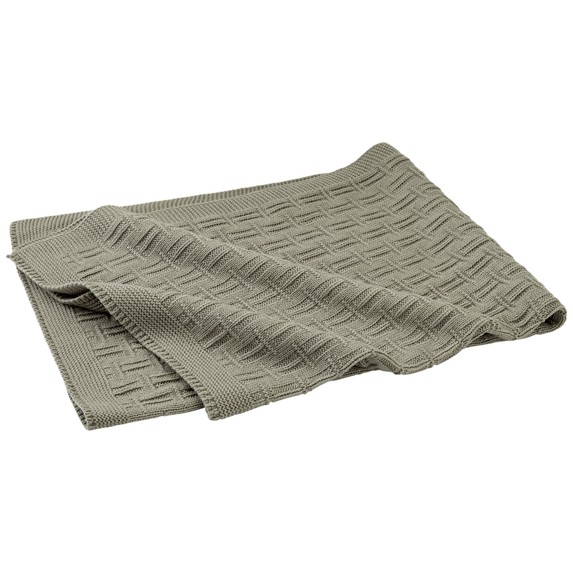 Baby Strickdecke mit Strukturmuster