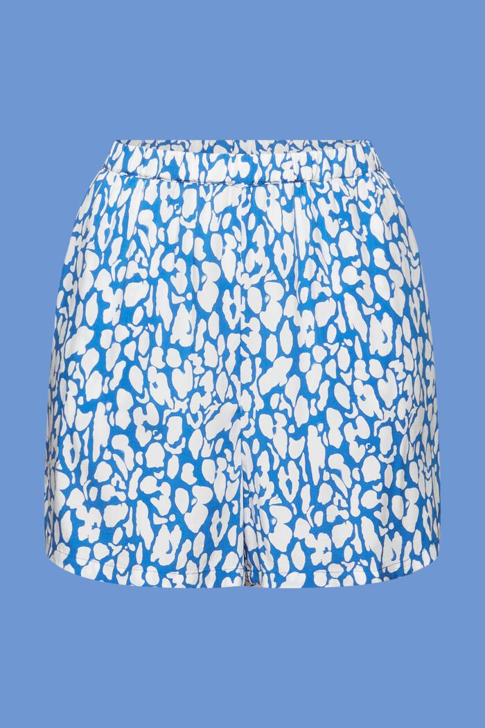 Gemusterte Pull-on-Shorts, LENZING™ ECOVERO™
