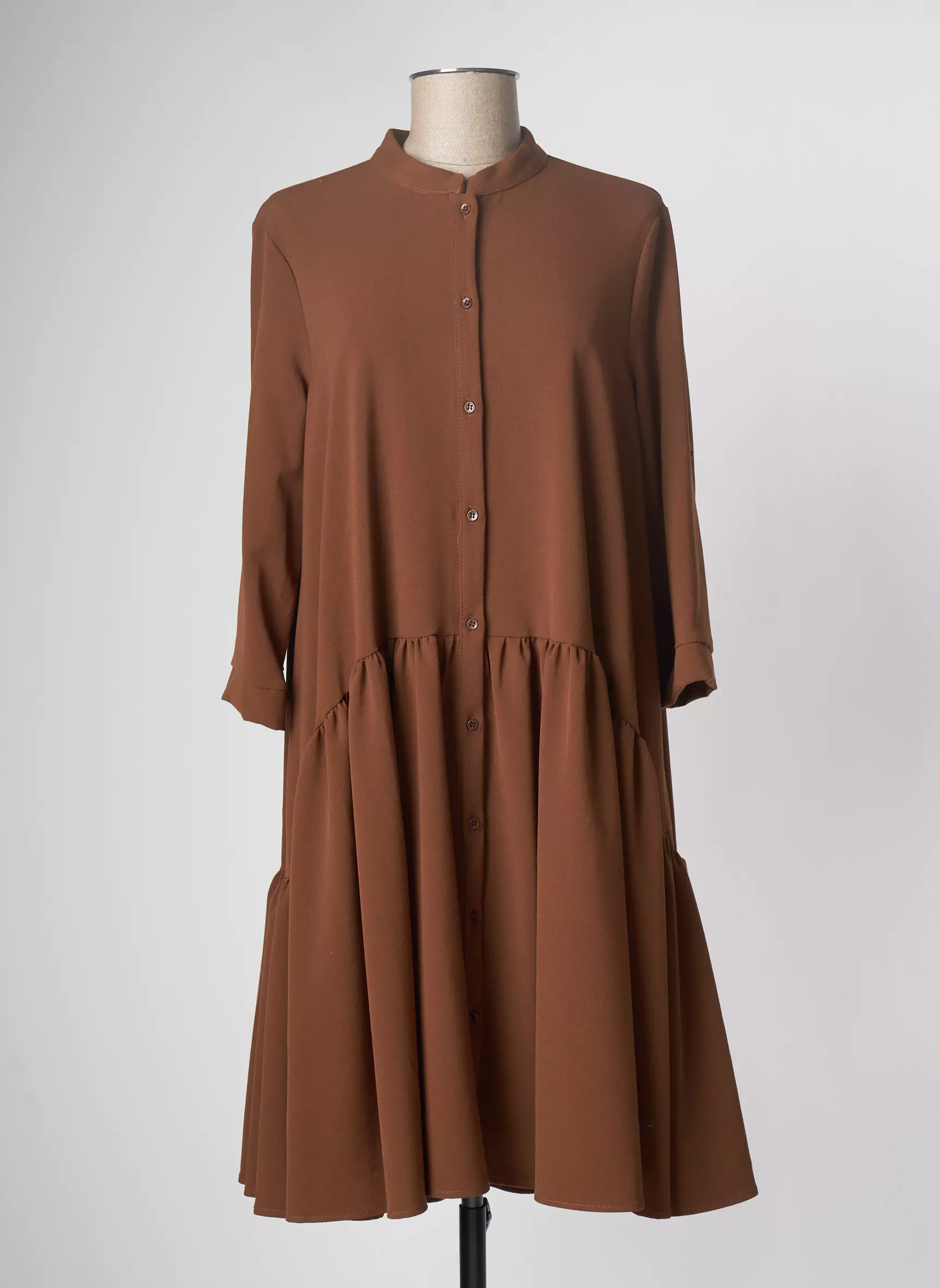 Imperial Robes Mi Longues Femme couleur marron