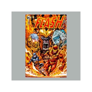 DC Direct Actionfigur & Comic Captain Cold Variant (Gold Label) (The Flash) 18 cm