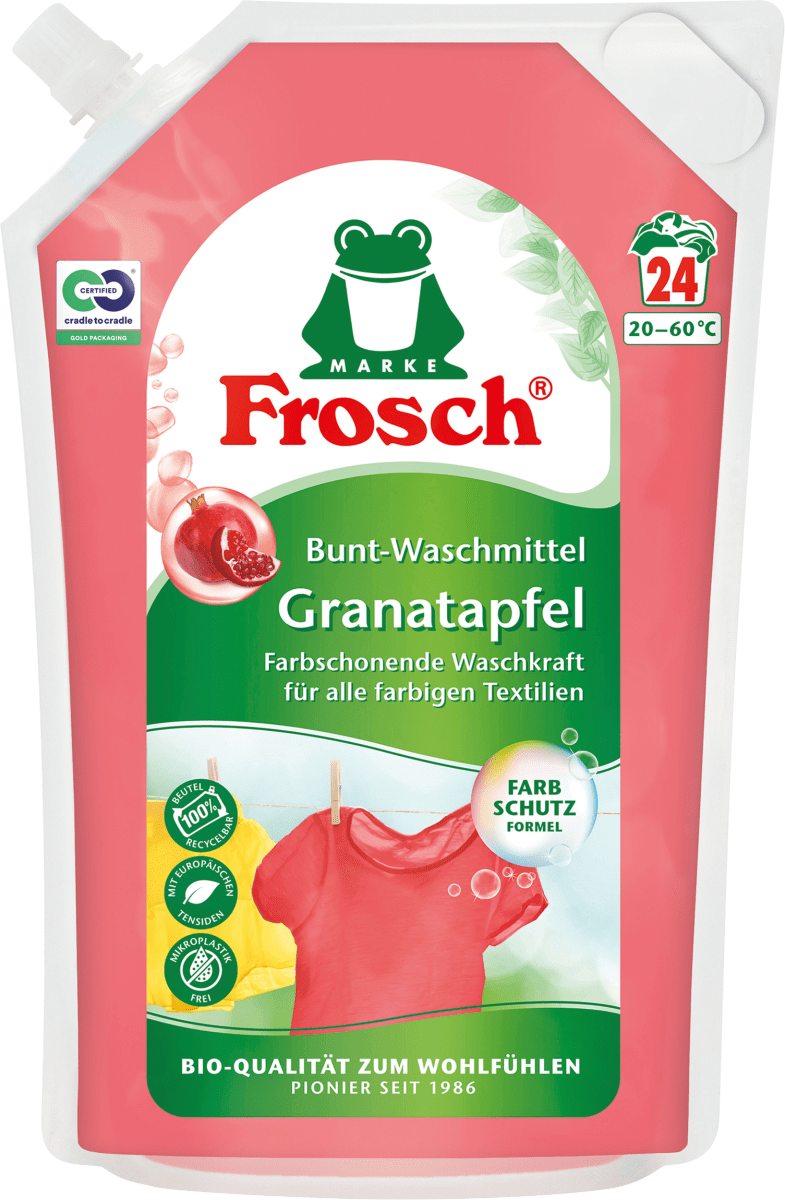 Colorwaschmittel flüssig Granatapfel, 24 Wl