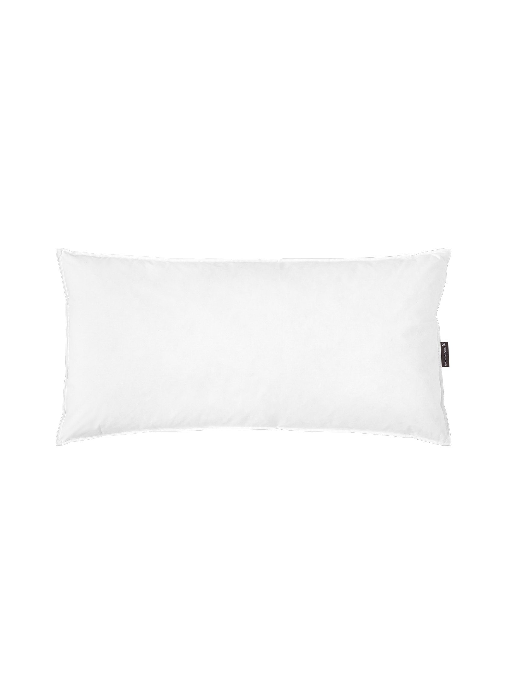 Federkopfkissen DELUXE KISSEN 3-Kammer-Kissen soft, Centa-Star, Füllung: innen: 85% Federn / 15% Daunen (weiße neue Gänsefedern und -daunen Klasse 1 nach DIN EN 12934 außen: 90% Daunen / 10% Federn (weiße neue Gänsefedern und -daunen Klasse 1 nach DI